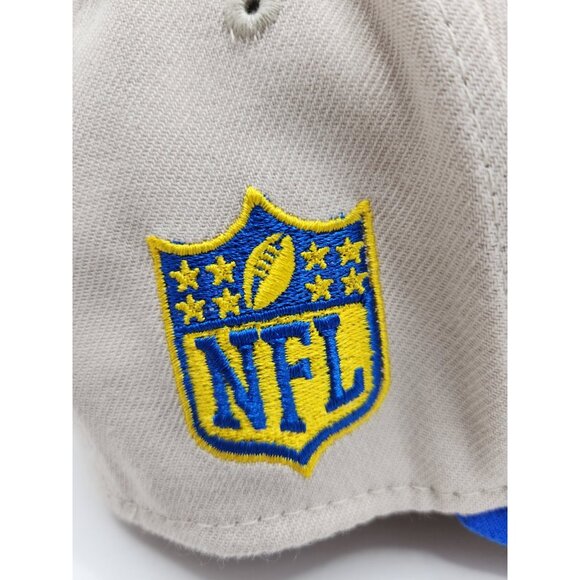 Los Angeles Rams New Era Stone/Royal 2023 NFL Draft On Stage Snapback Hat Cap - Picture 5 of 13